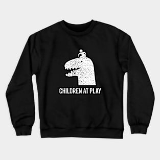 Dinosaur Children at Play Crewneck Sweatshirt